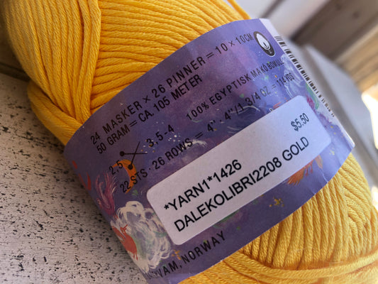 Yellow Happy Yarn